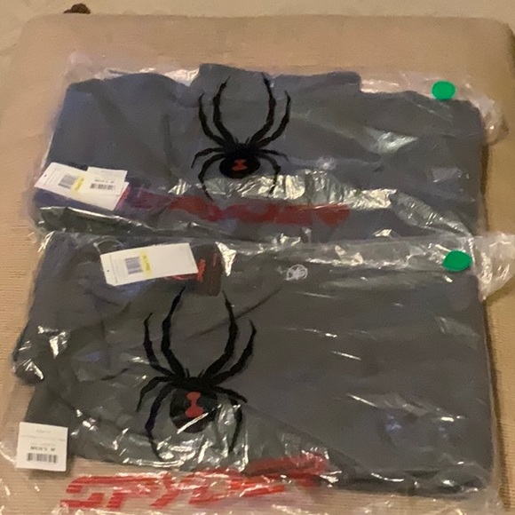 Spyder Fleece Set: Upshot 1/2 Zip Top & Aftermath Fleece Pant - ArmorGrey - Picture 15 of 16